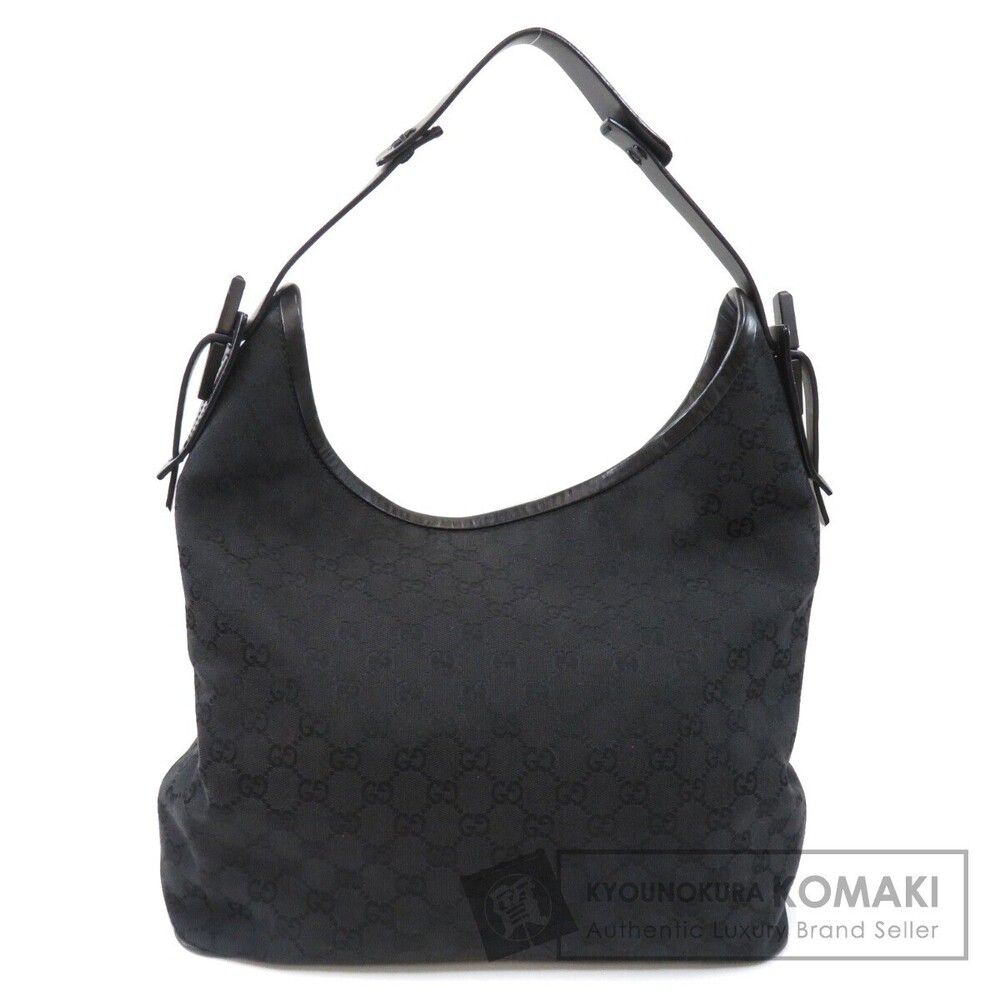 Gucci GG One Shoulder Hobo Bag Canvas